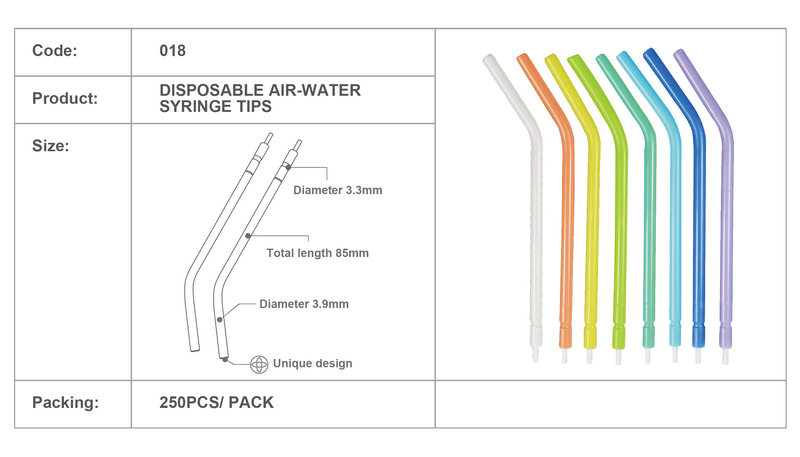 Disposable Dental Air-Water Syringe Tips