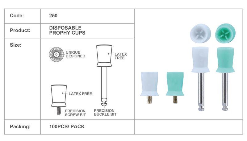 Disposable Dental Prophy Cups